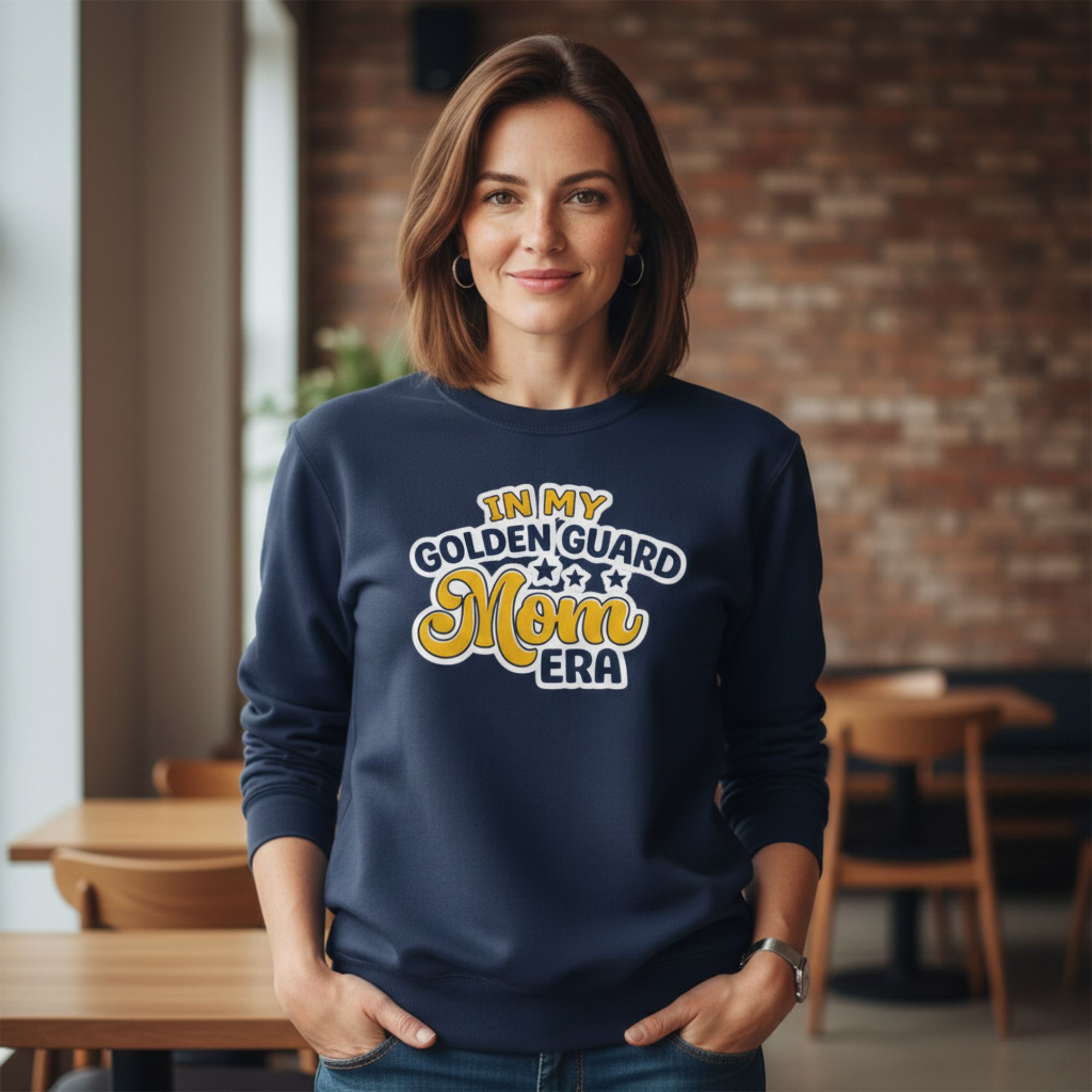 Golden Guard Mom Era Sweatshirt